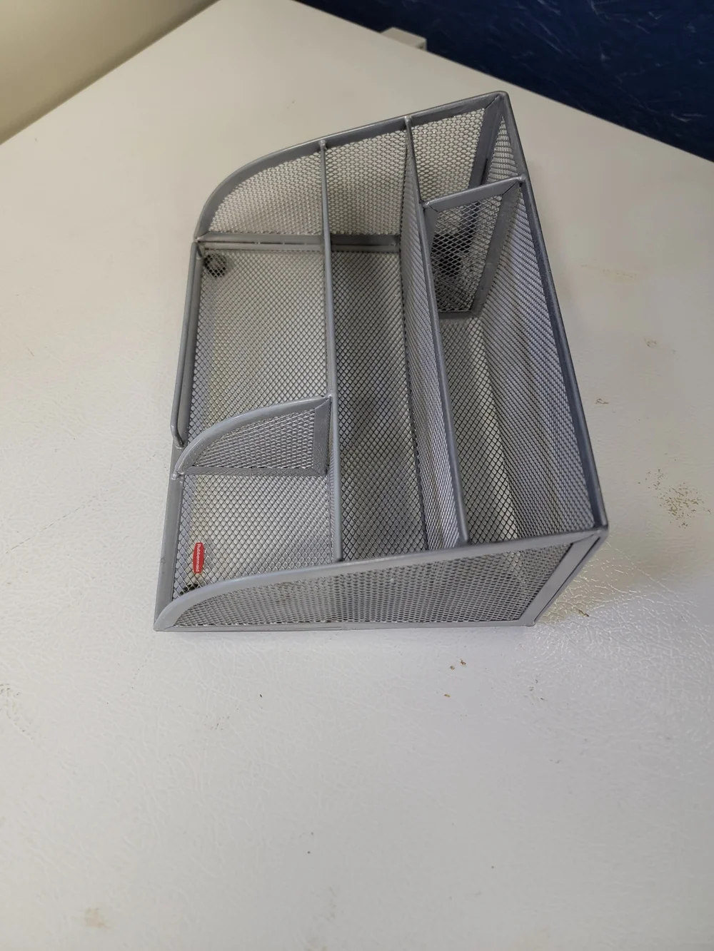 Rubbermaid Silver Mesh Makeup & Desk Organizer - Multi-Compartment